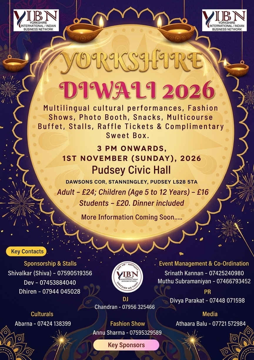 YIBN Diwali Show 2026 Flyer